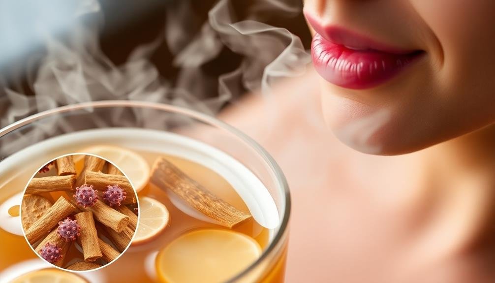 antiviral treatments for sore throats