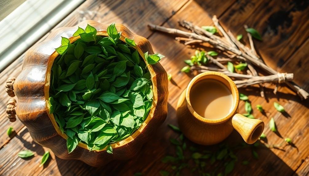 authentic herbal tea mixture