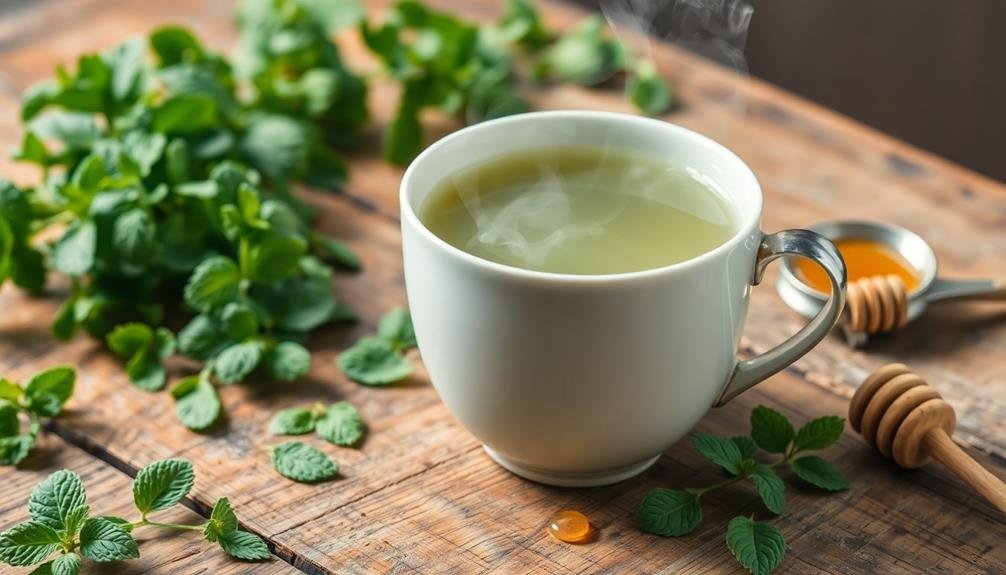 brewing delicious spearmint tea