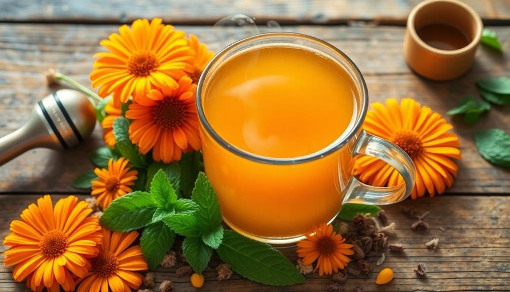 calendula tea for skin