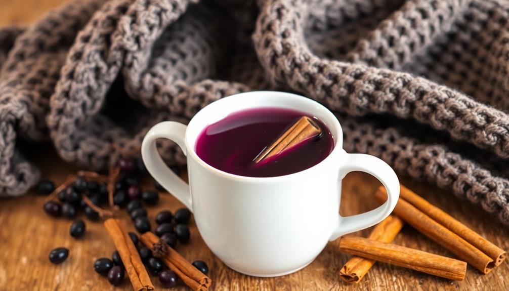 cinnamon elderberry herbal tea