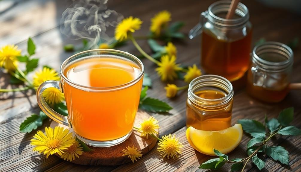 dandelion tea dietary integration