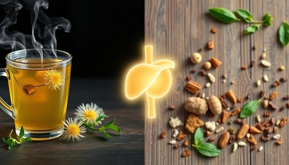 dandelion versus detox teas