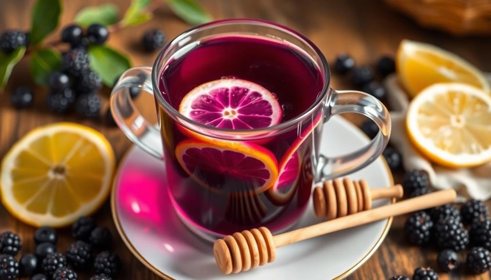 elderberry lemon health tonic