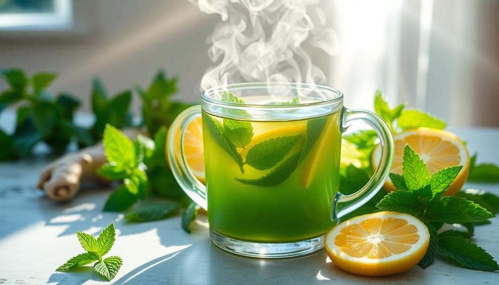 energizing green tea blend