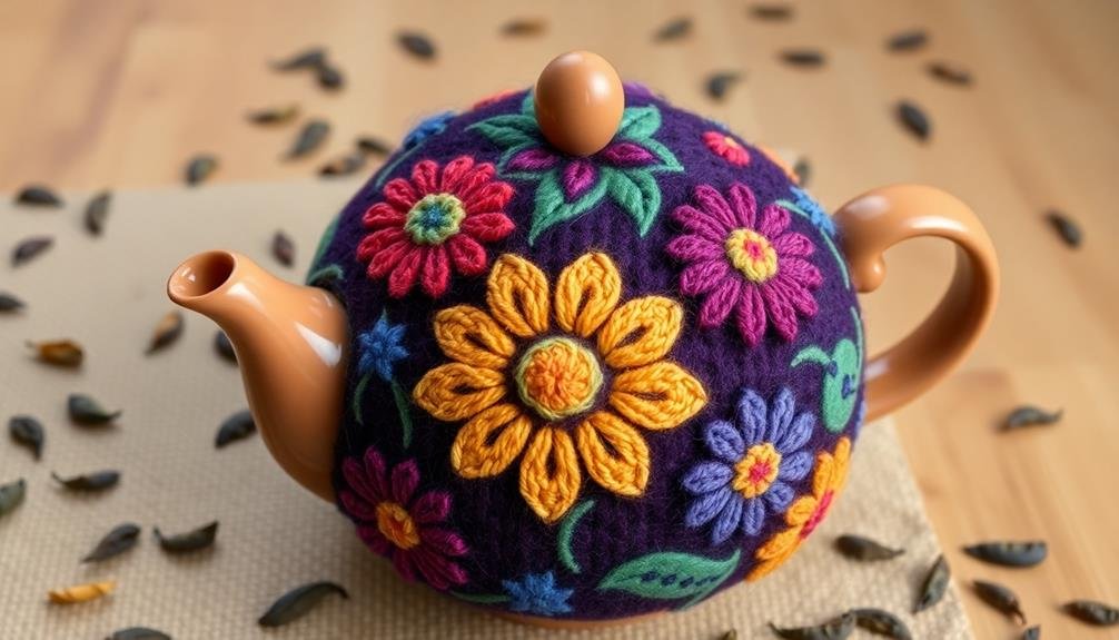 handmade wool tea cozy