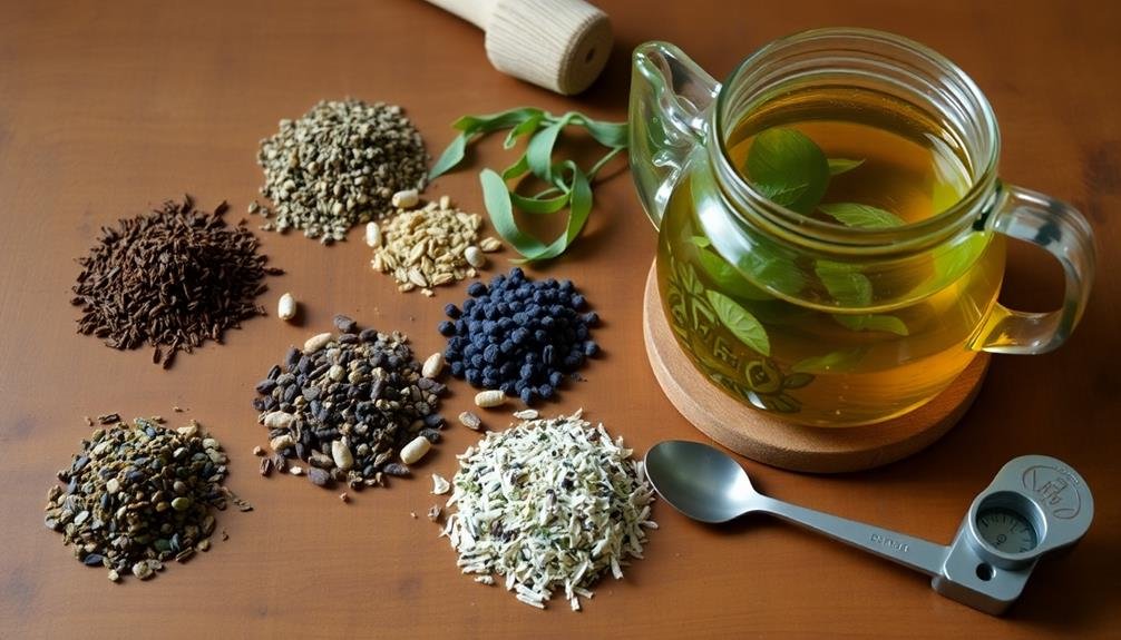 harmonizing herbal tea flavors