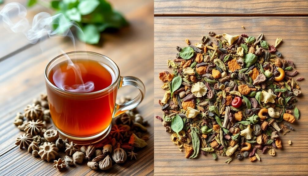 herbal blend comparison analysis