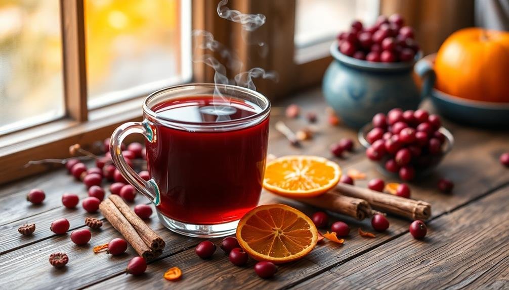 herbal infusion with cinnamon