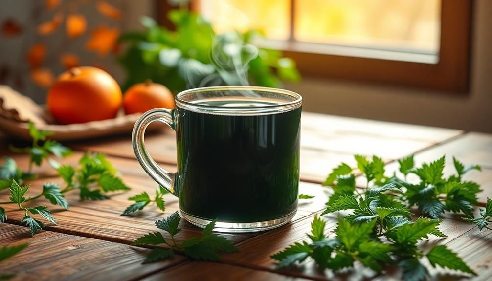 herbal nettle revitalization beverage