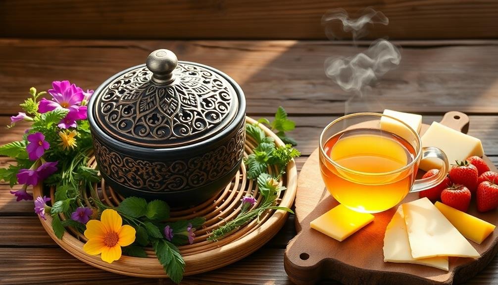 herbal tea and food pairing