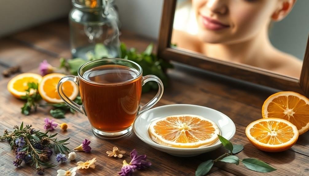 herbal tea skin recipes