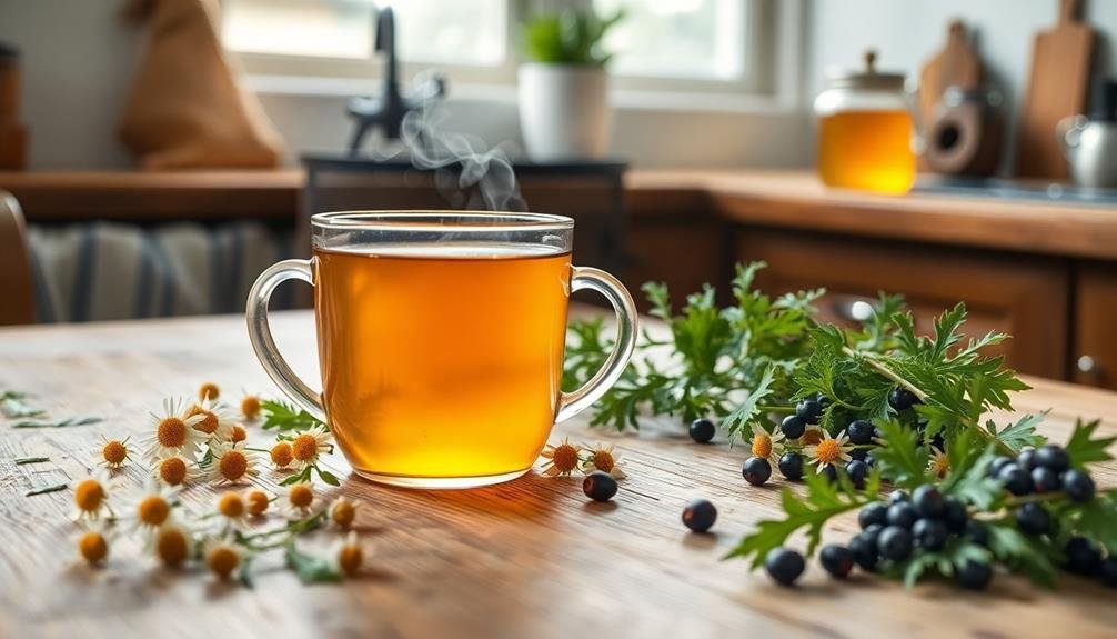 homemade herbal allergy tea