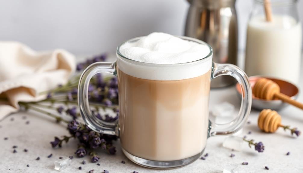 iced herbal latte method