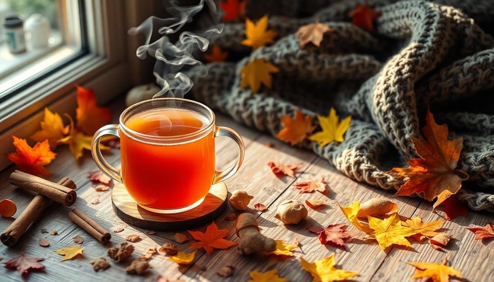 mood boosting fall herbal teas
