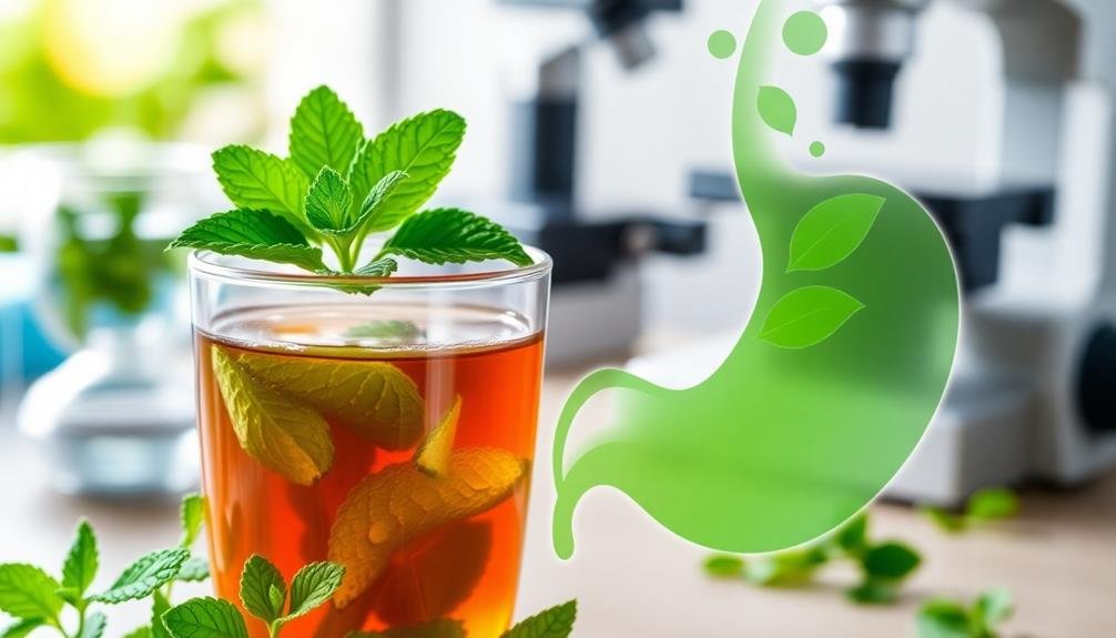 research on spearmint tea