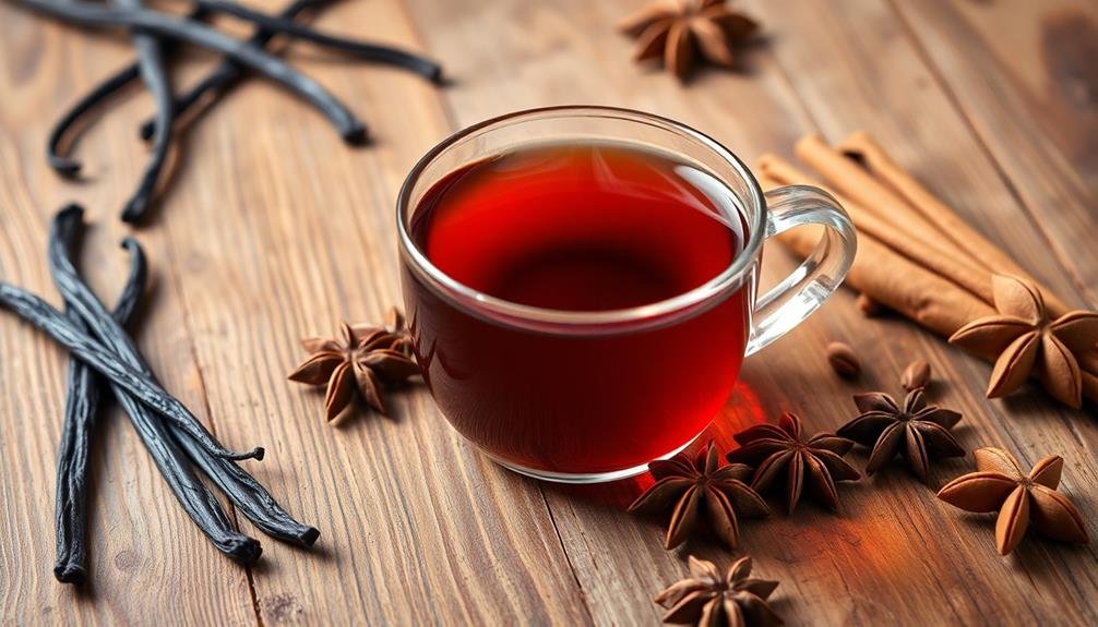 spiced herbal tea blend
