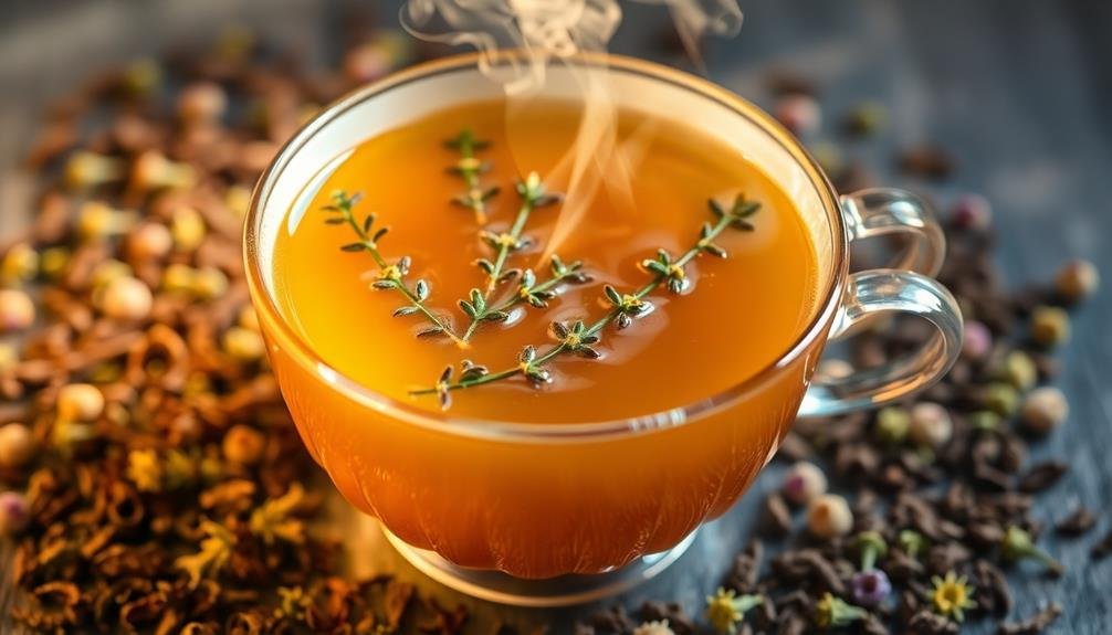 thyme teas for cough relief