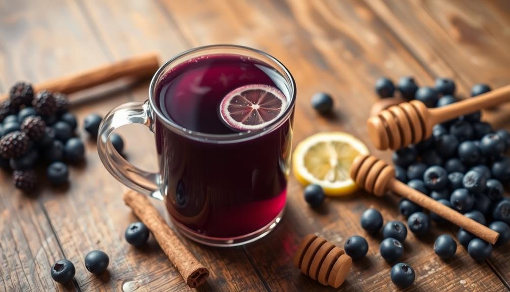 traditional elderberry herbal infusion