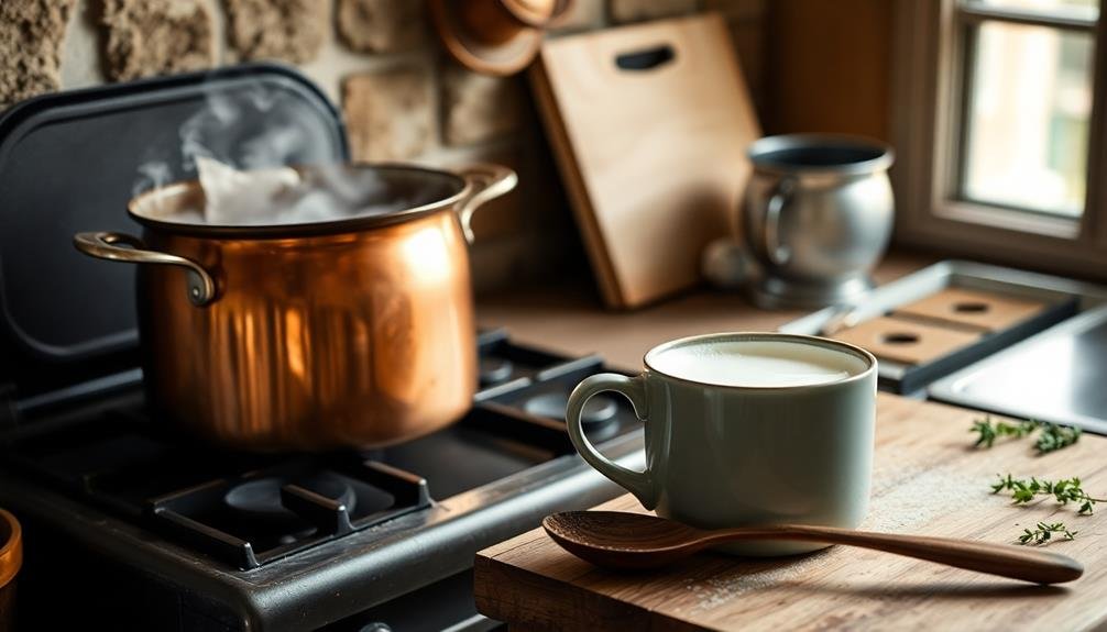 traditional stovetop cooking technique