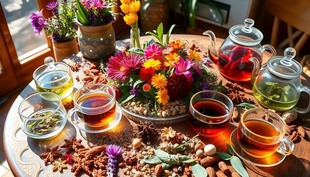 balancing herbal tea flavors