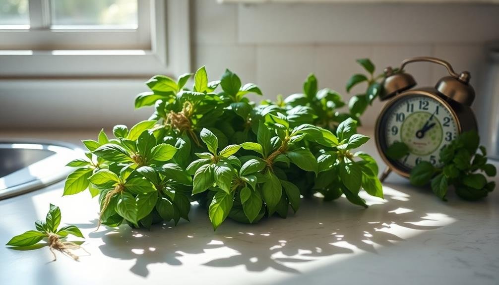 basil drying duration guide