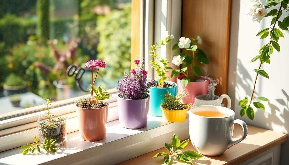 benefits of windowsill tea herbs