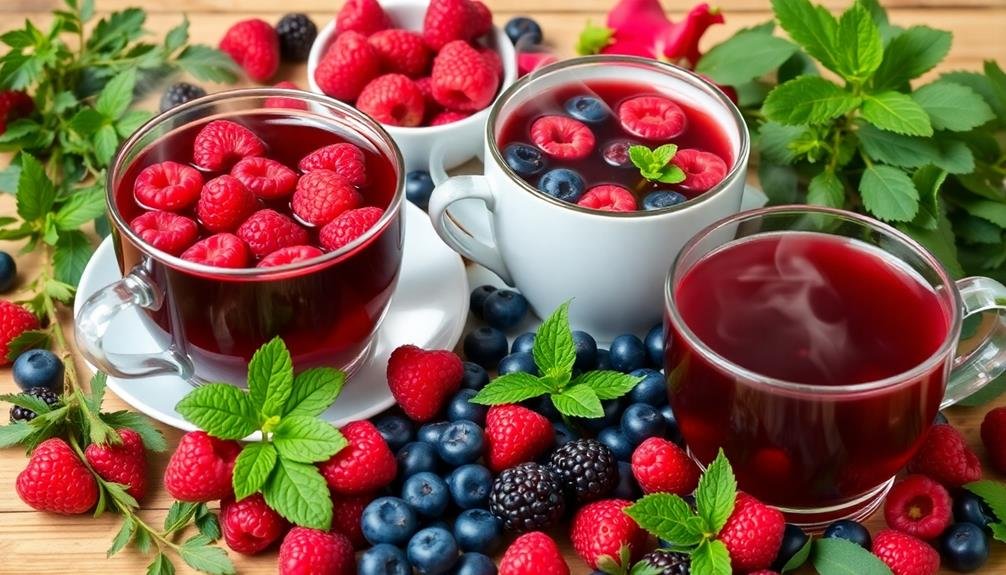 berry herbal infusion blends