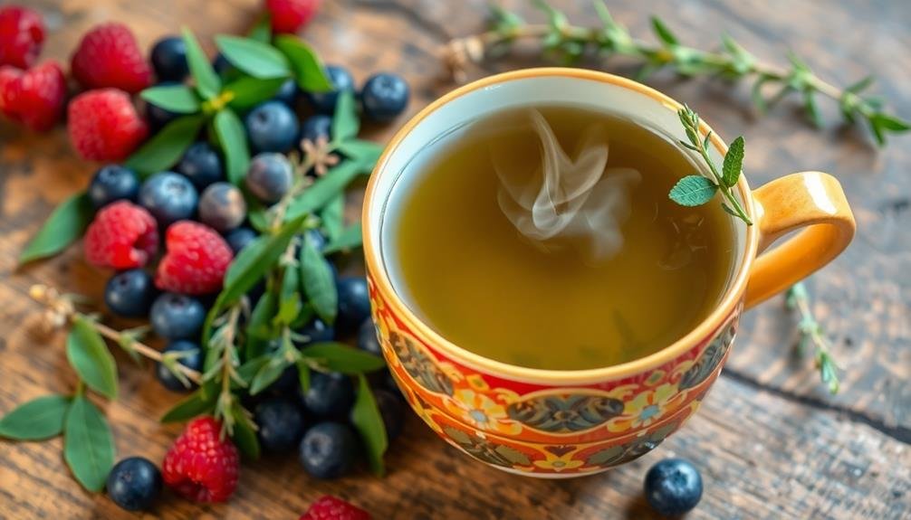 berry infused green tea blend