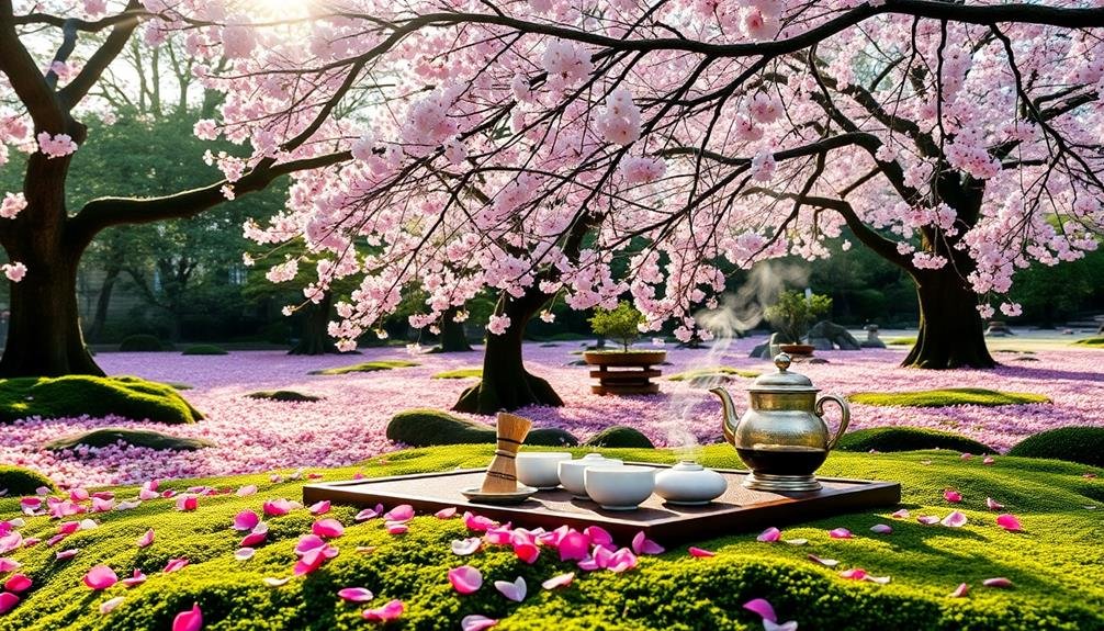 blossom tea ceremony spring