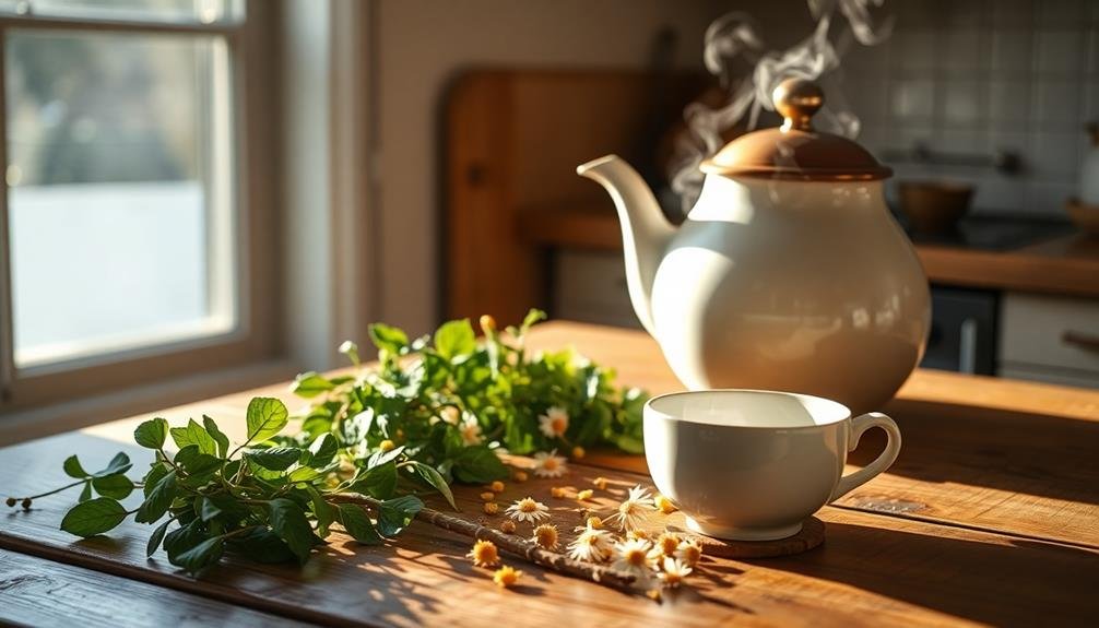brewing catnip herbal tea