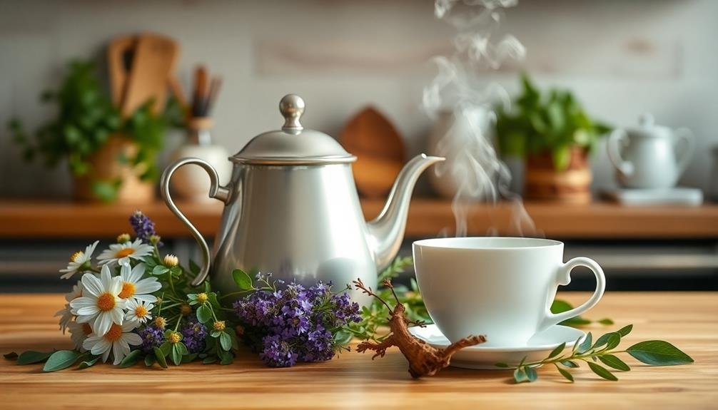 brewing delicious herbal tea