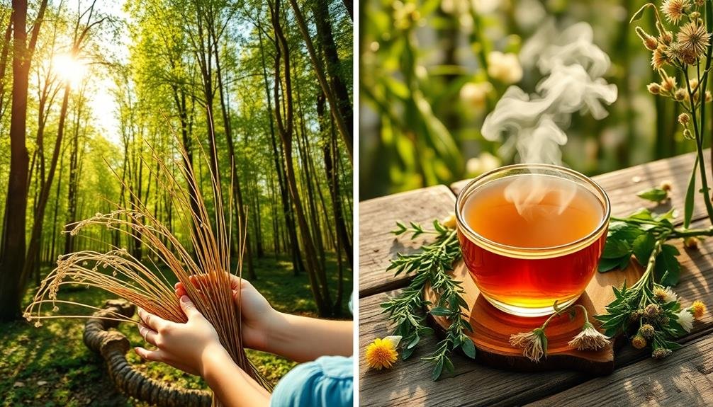 brewing willow bark tea