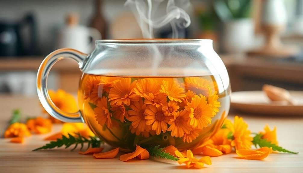 calendula aids digestive health