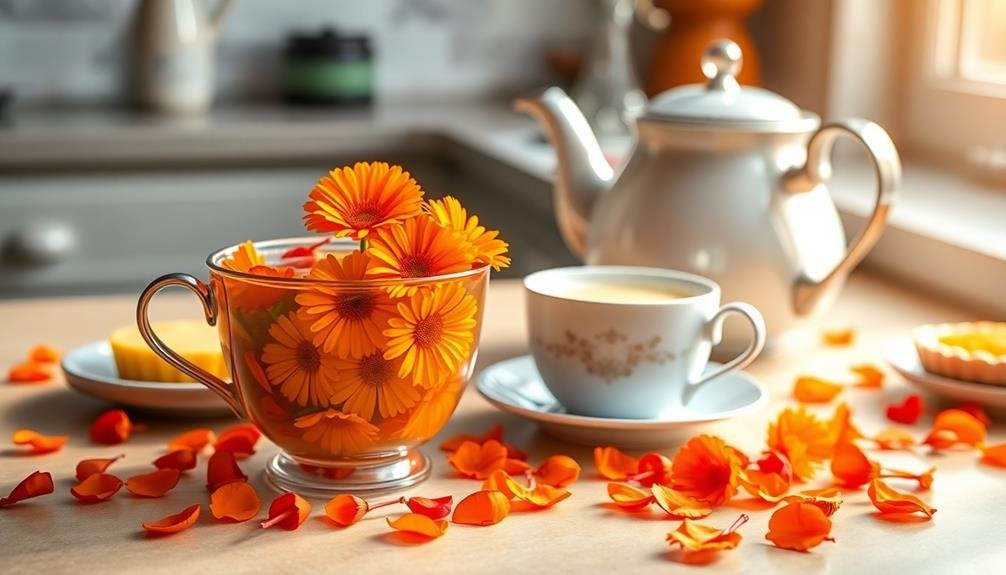 calendula tea s healing properties