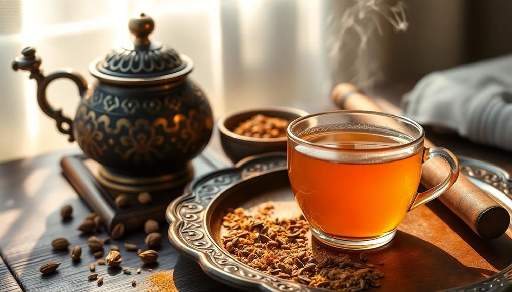 cardamom coriander tea origins