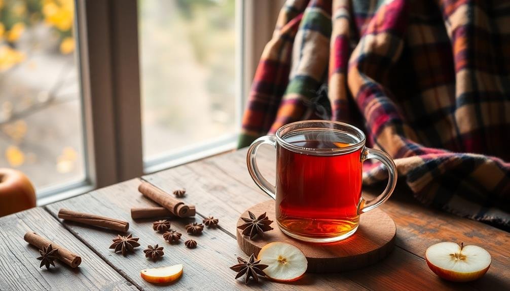 chai blend with apples