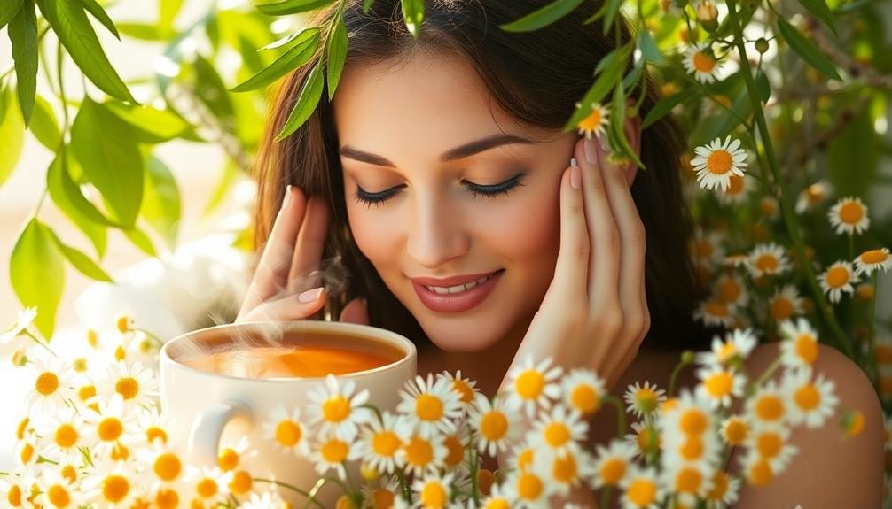 chamomile enhances skin health