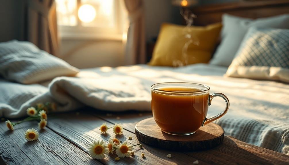 chamomile promotes restful sleep
