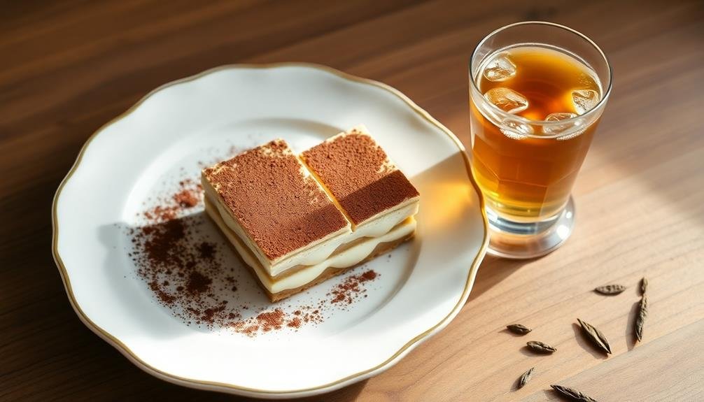 chilled oolong tea pairing