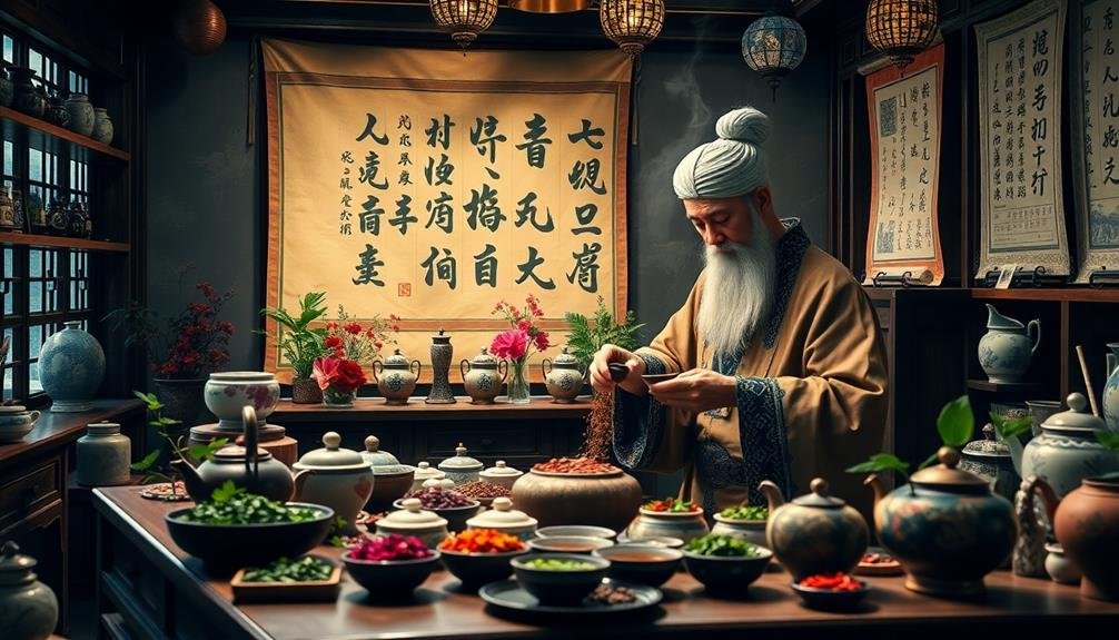 chinese tea blending history