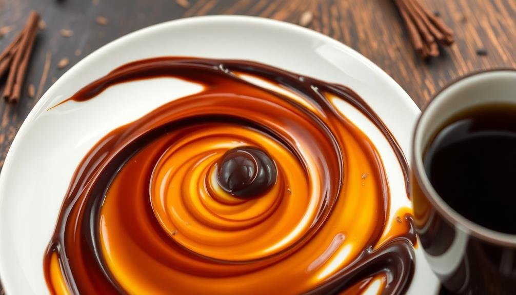 chocolate licorice swirl sauce