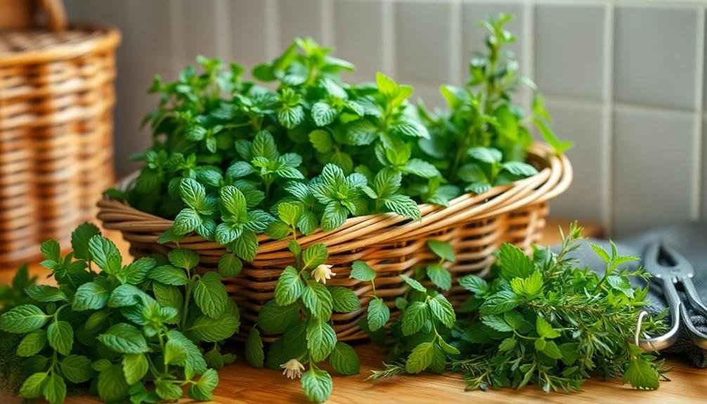 choose your fresh herbs