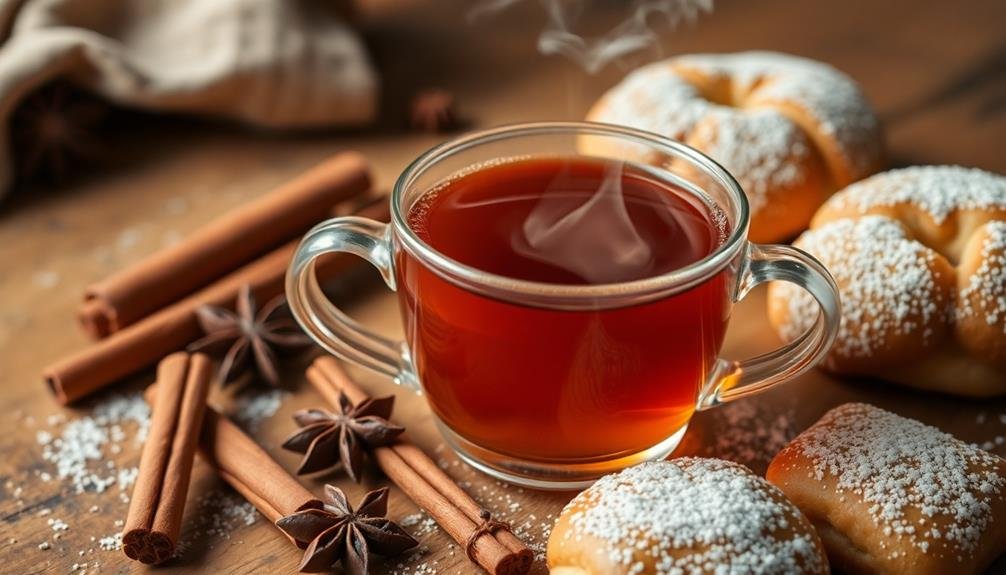 cinnamon flavored dessert treat