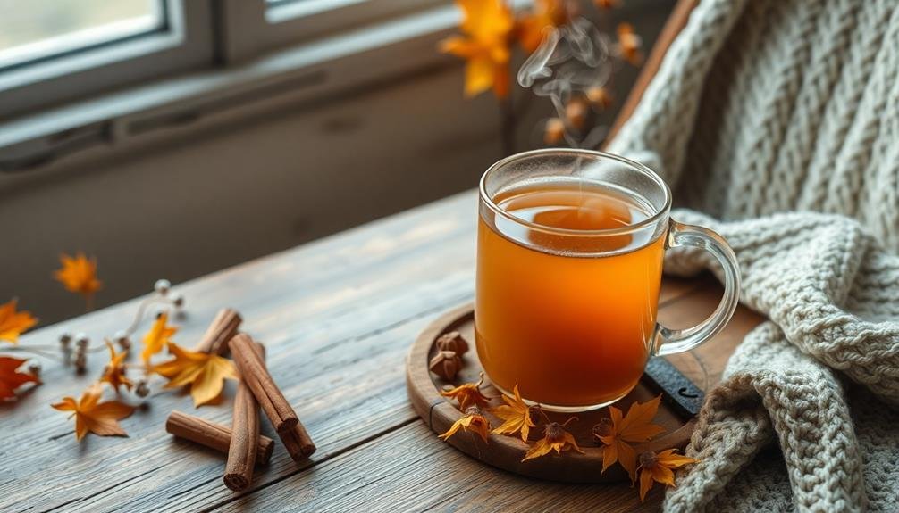 cinnamon maple chamomile tea