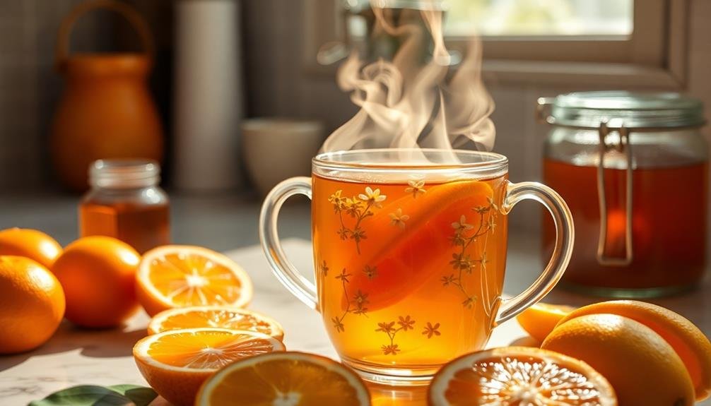 citrus flavored herbal beverage