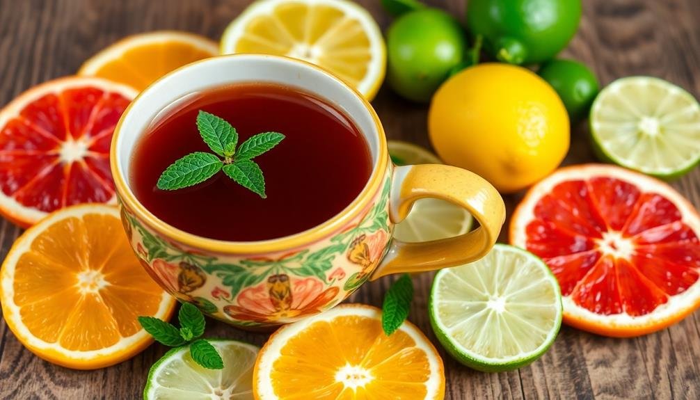 citrus flavored rooibos tea