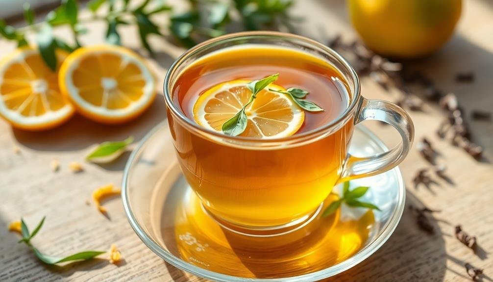 citrus herbal tea blend
