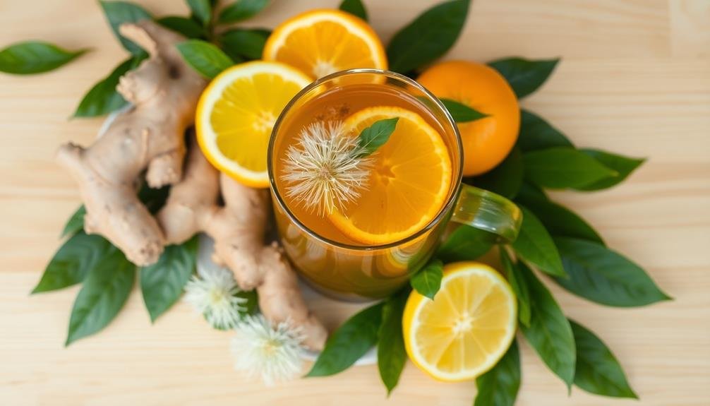 citrus infused ginger delight