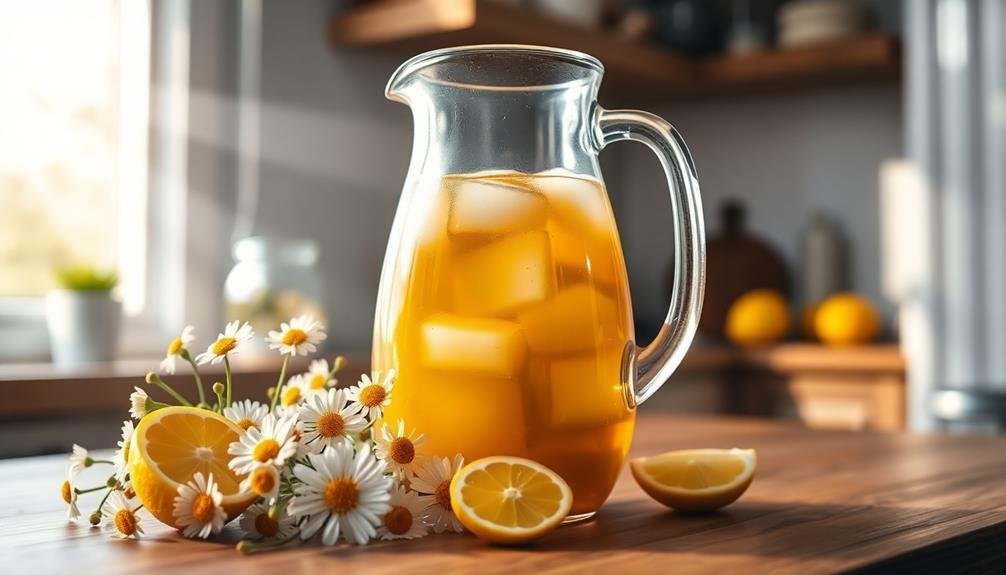 cooling down the beverage